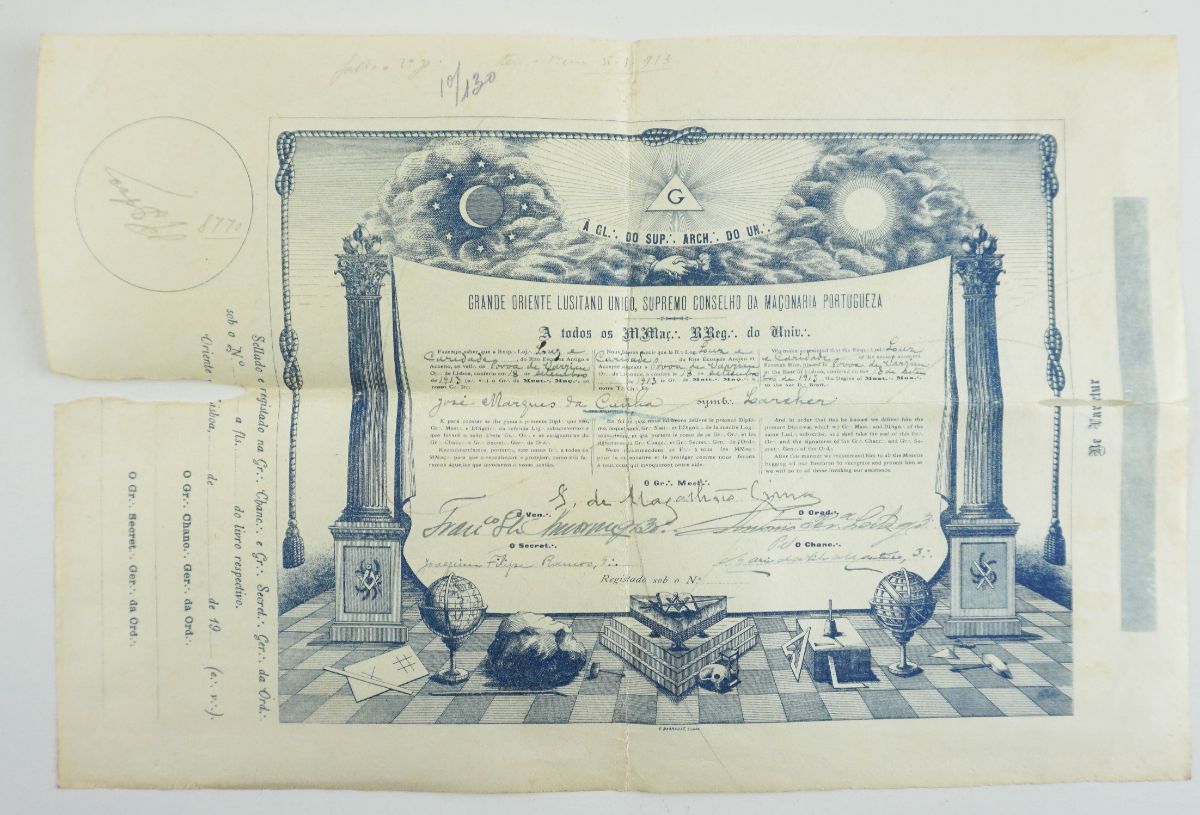 Diploma Maçónico (1913)