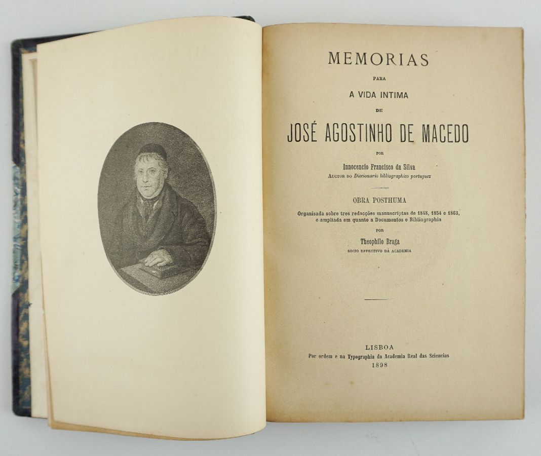 Memorias para A Vida Intima de José Agostinho de Macedo por Innocencio Francisco da Silva