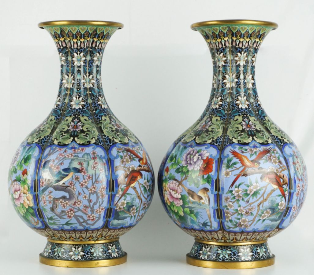 Par de Grandes Jarras Chinesas
