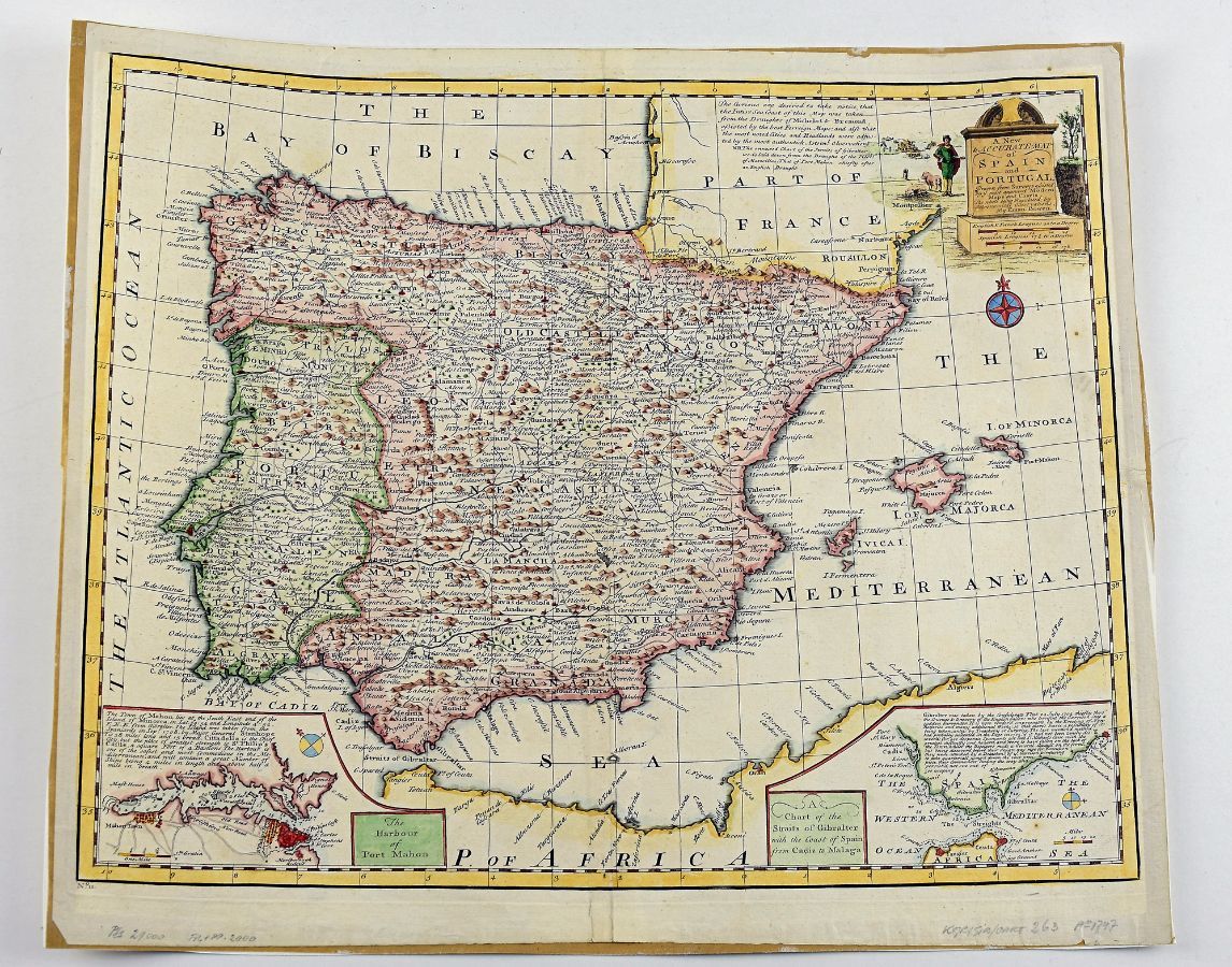 Mapa da Península Ibércia