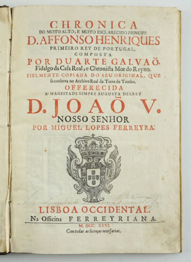 Crónica de D. Afonso Henriques (1726)