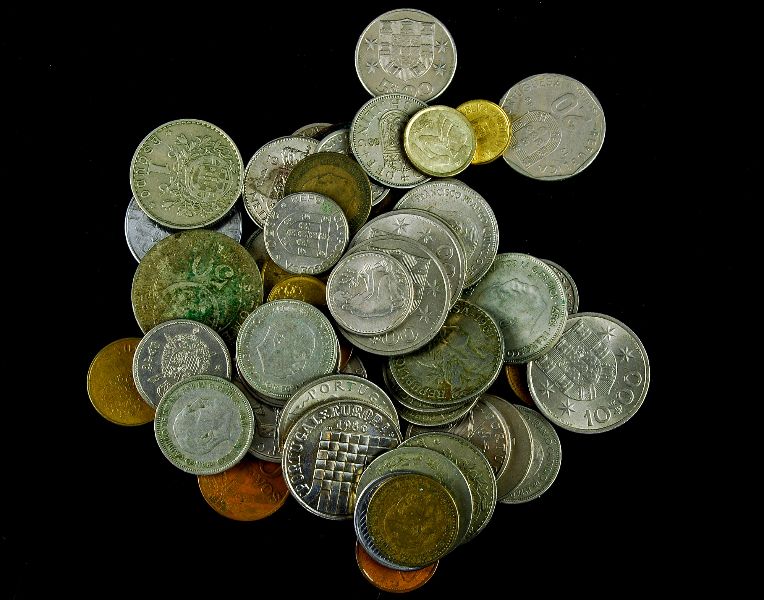 Lote de moedas Portuguesas
