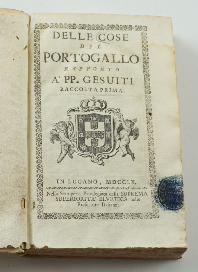 Delle Cose Del Portogallo Rapporto A' Pp. Gesuiti