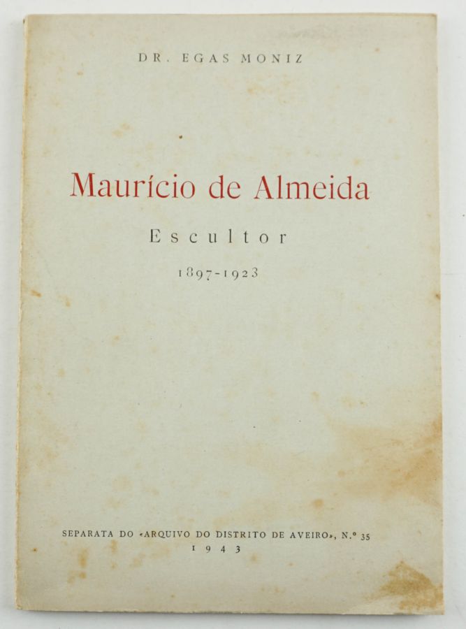 Dr. Egas Moniz - autografado