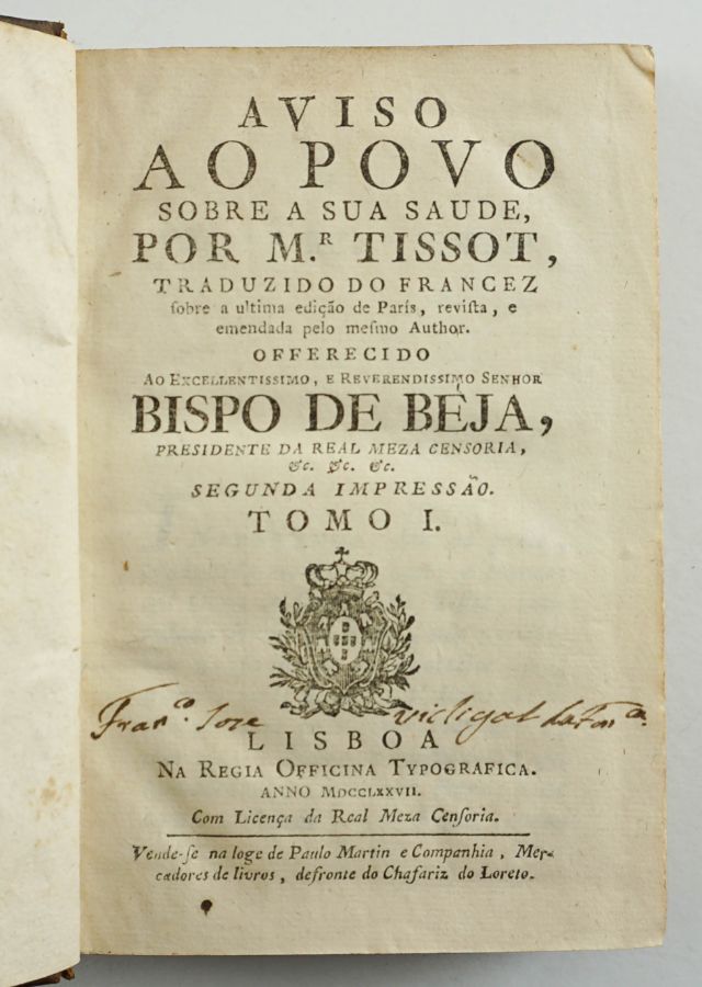 Aviso ao Povo sobre a Sua Saúde (1777-1787)