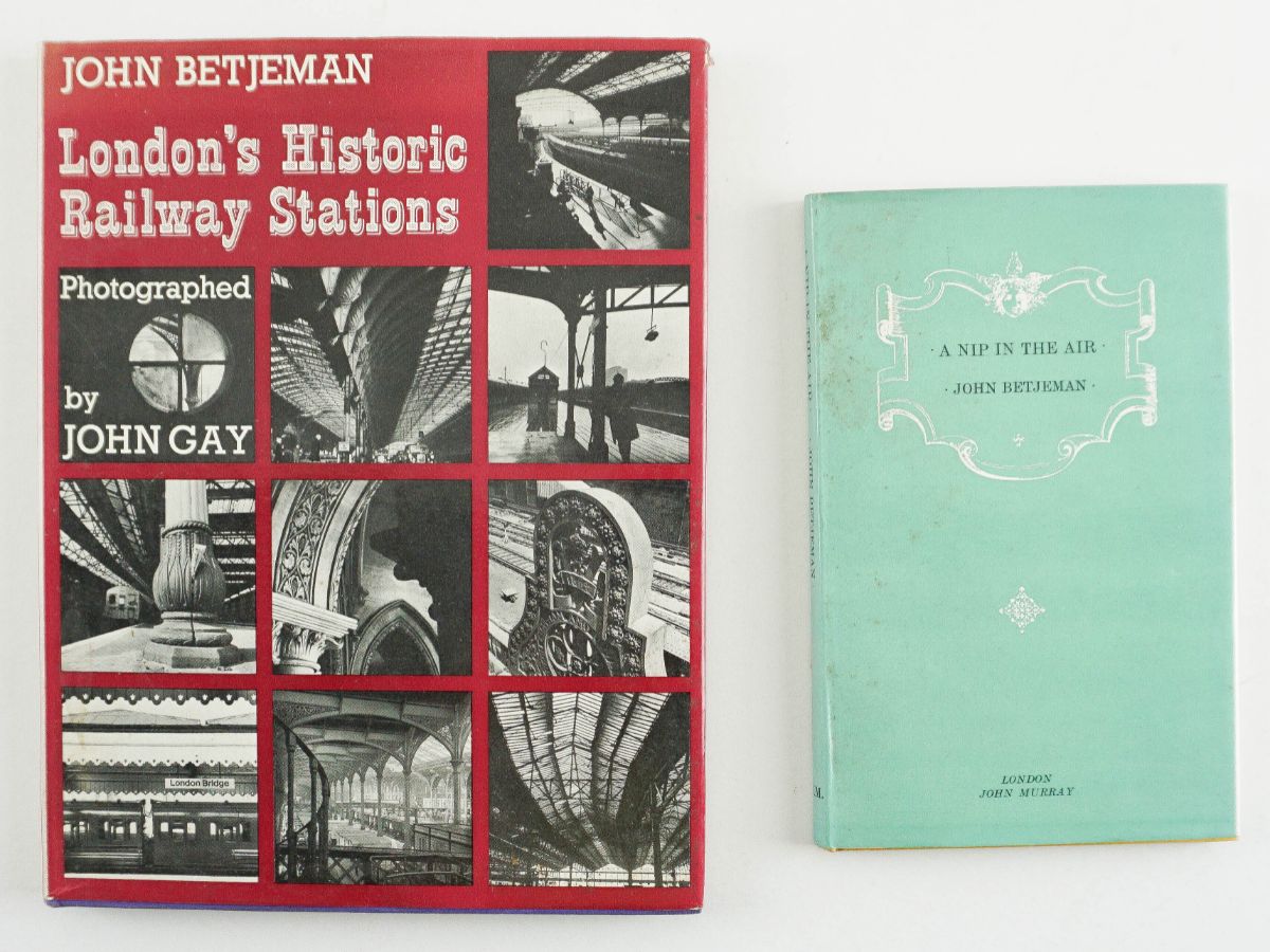John Betjeman – Primeiras edições com dedicatória