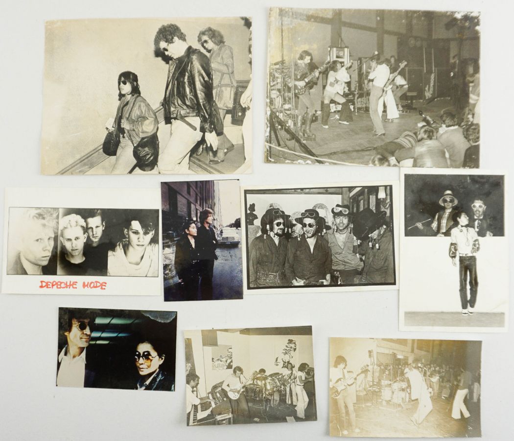 Fotografias e memorabilia do Rock Português e Rock Internacional anos 70/80