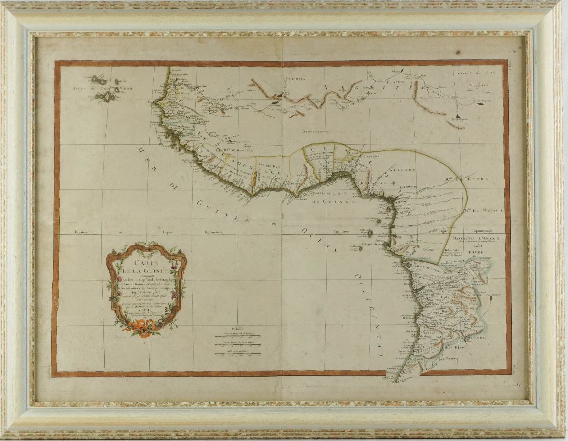 Mapa da Guiné e Ilhas de Cabo Verde