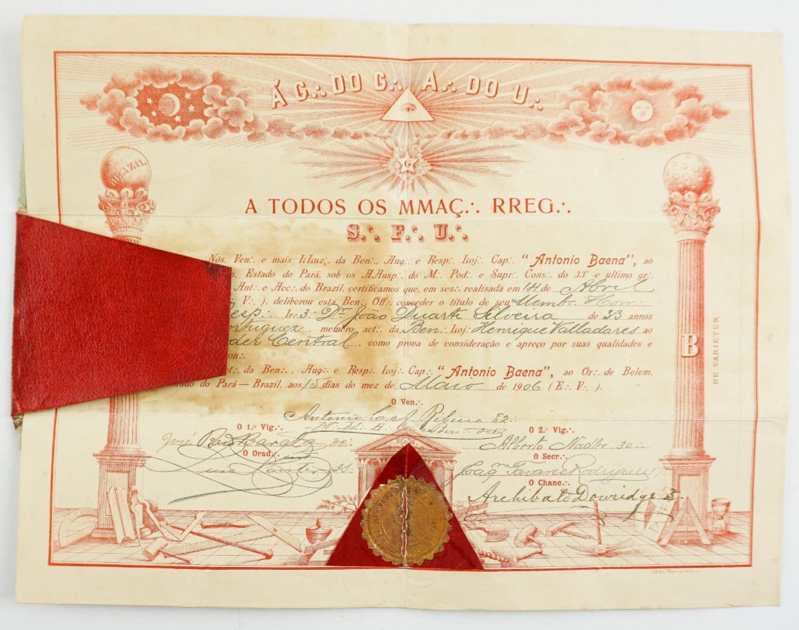 Diploma maçónico