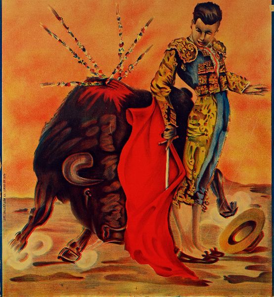 Cartaz Litográfico de Tourada