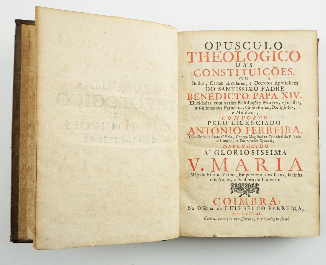 Opúsculo Theologico das Constituições