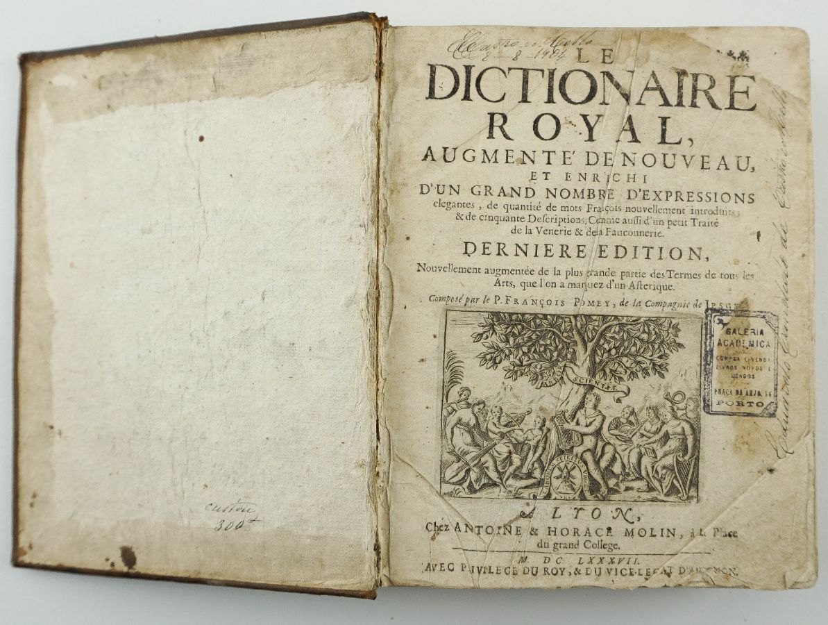 Dictionaire Royal – 1686