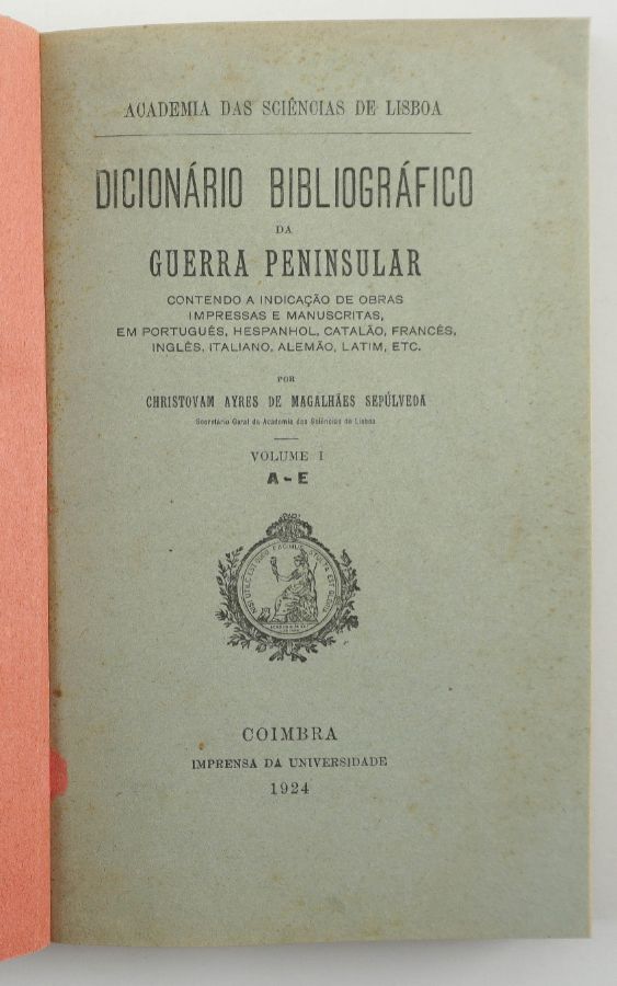 Diccionario Bibliográfico da Guerra Peninsular