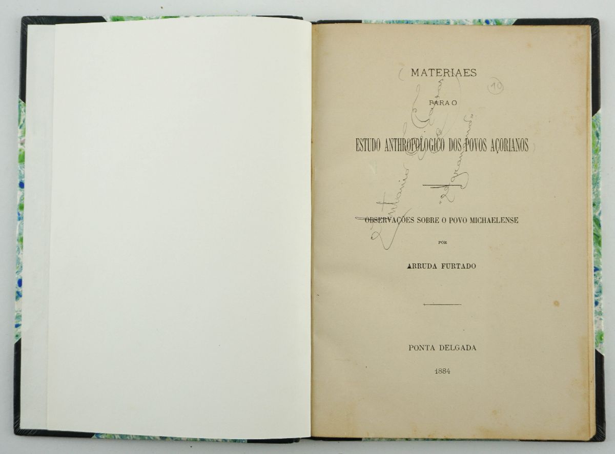 OBRA RARA SOBRE OS AÇORES COM FOTOGRAFIA -1884