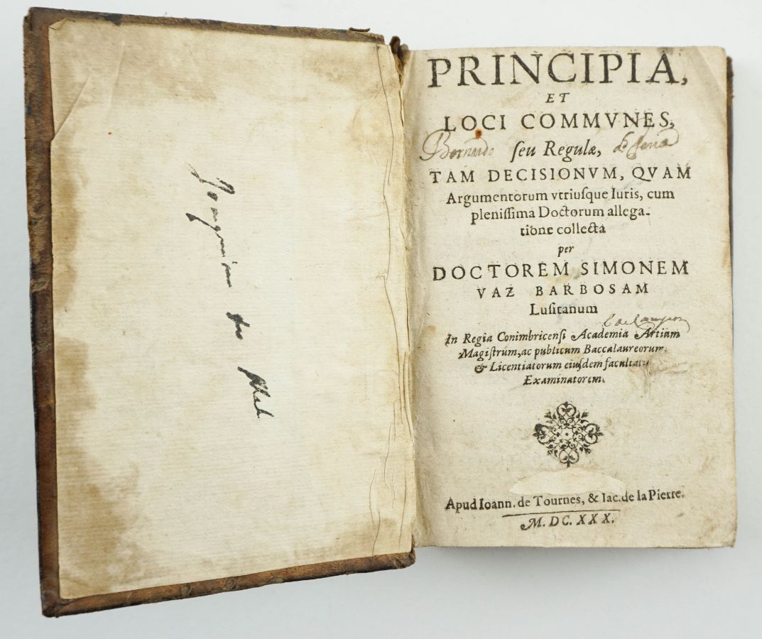 Raríssima 1ª edição de tratado jurídico português