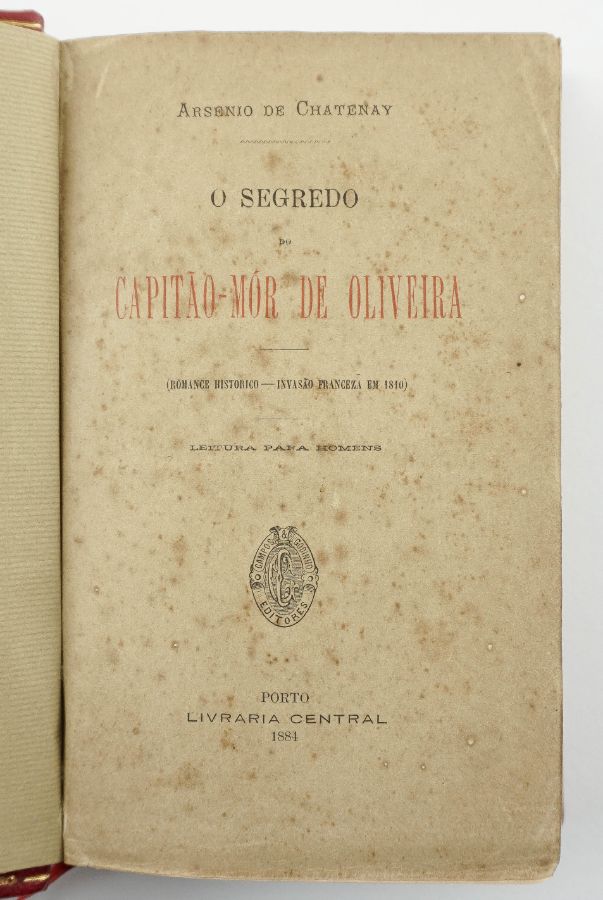 Raro livro erótico português (1884)