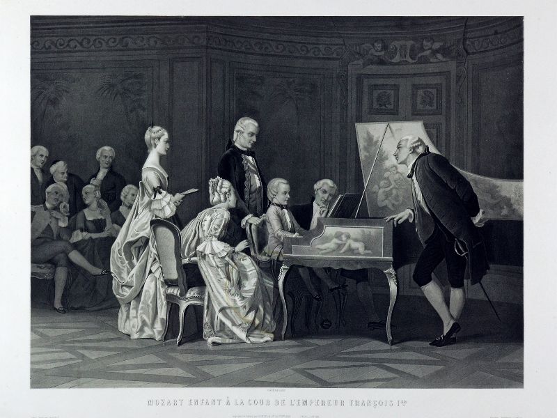 Mozart Enfant a la cour de l'emper françois