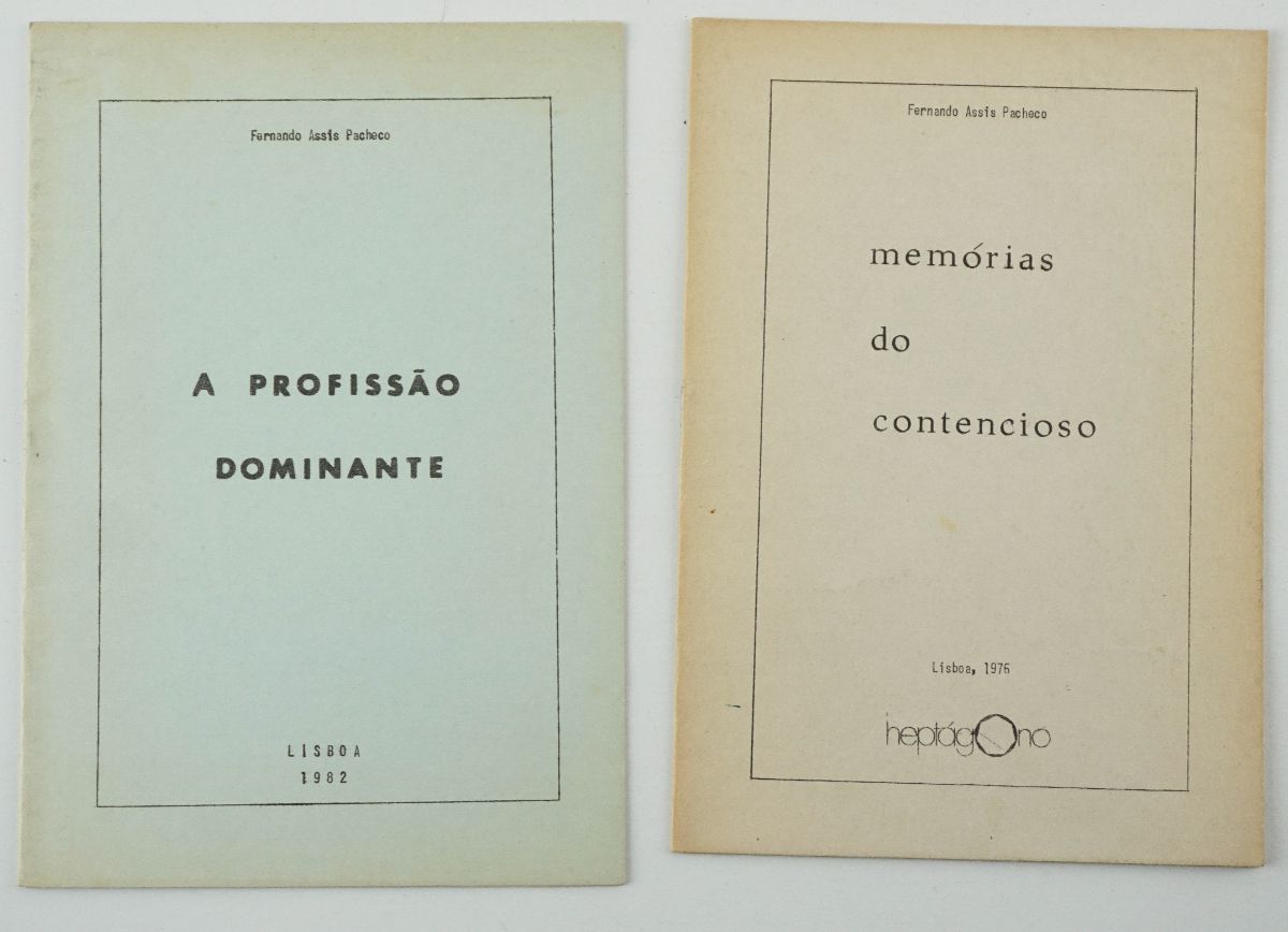 Fernando Assis Pacheco – 2 Plaquetes