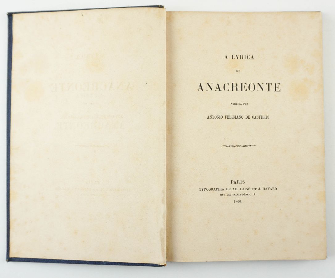 A Lyrica de Anacreonte