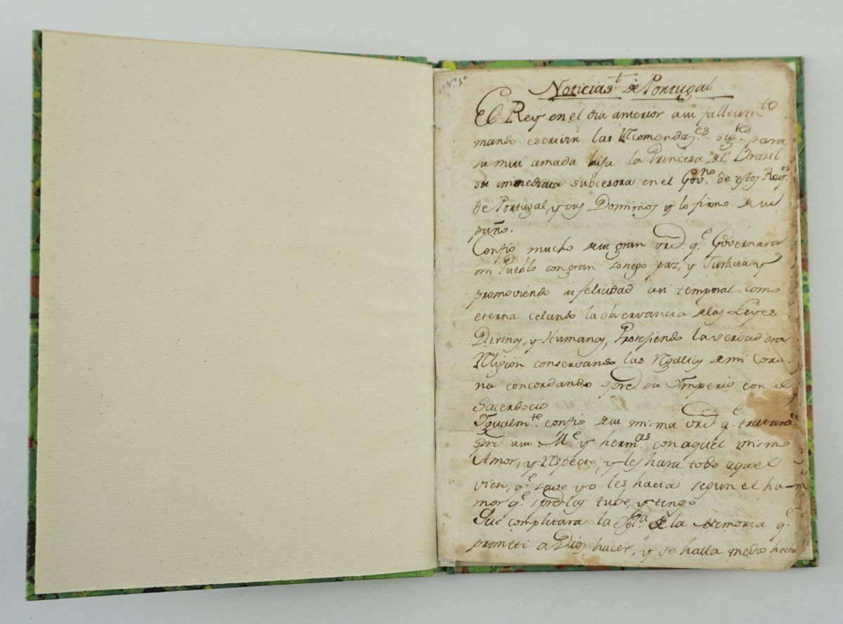 Manuscrito Espanhol, 1777