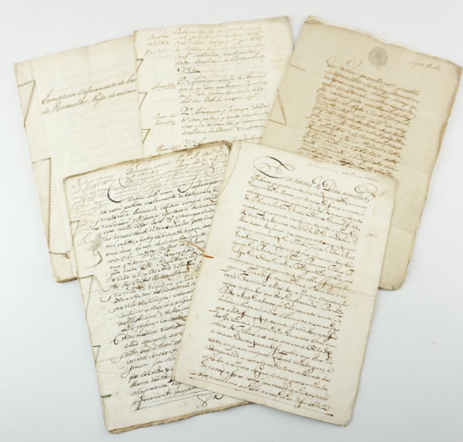 Conjunto Manuscritos - Sodrés de Águas Belas - 1748 - 1807