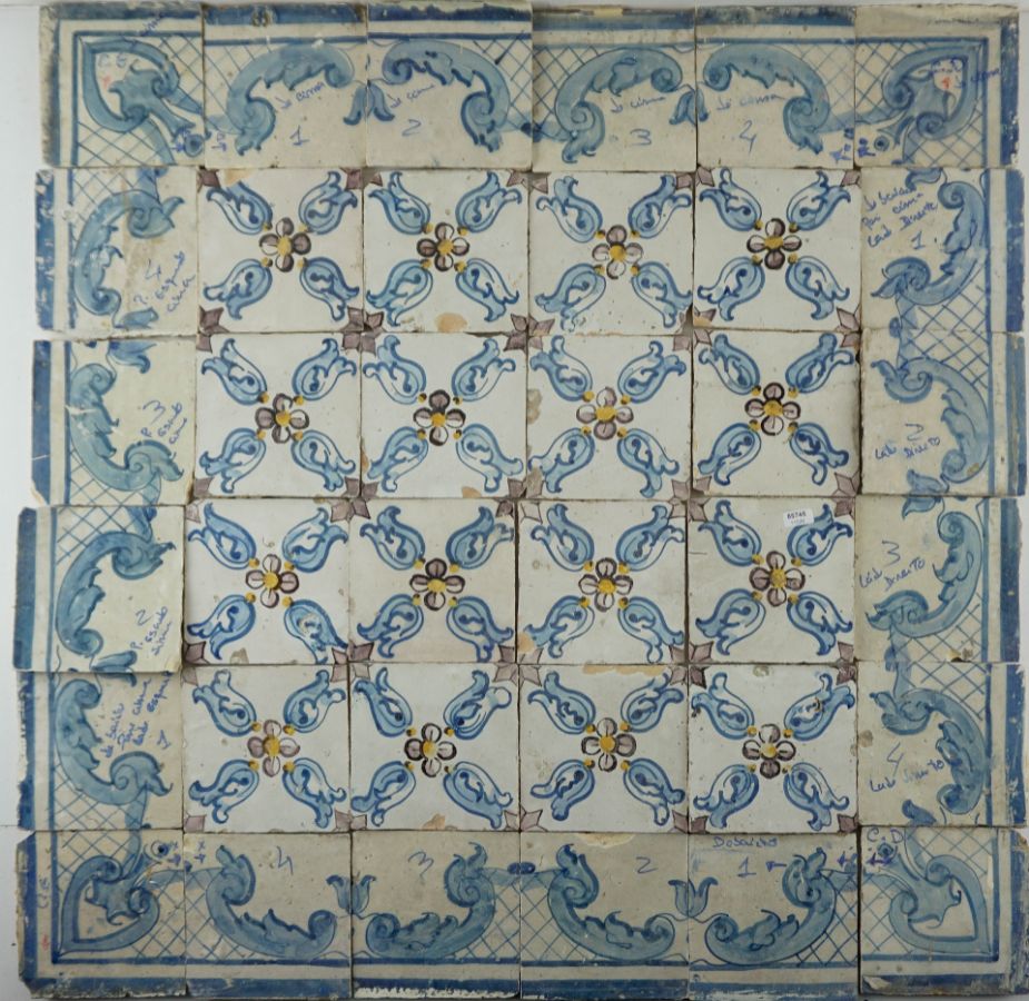 Painel de 36 Azulejos