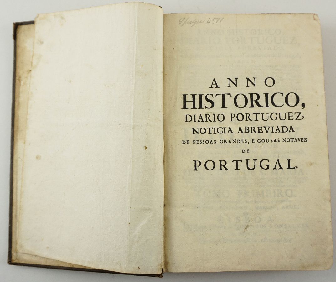 Anno Histórico Diário Portuguez – 1744