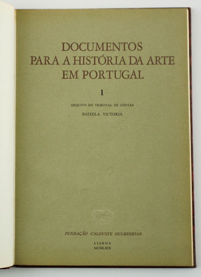 Documentos para a História da Arte em Portugal 
