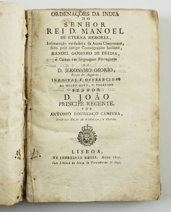 Ordenações da Índia do Senhor Rei D. Manoel (1807)