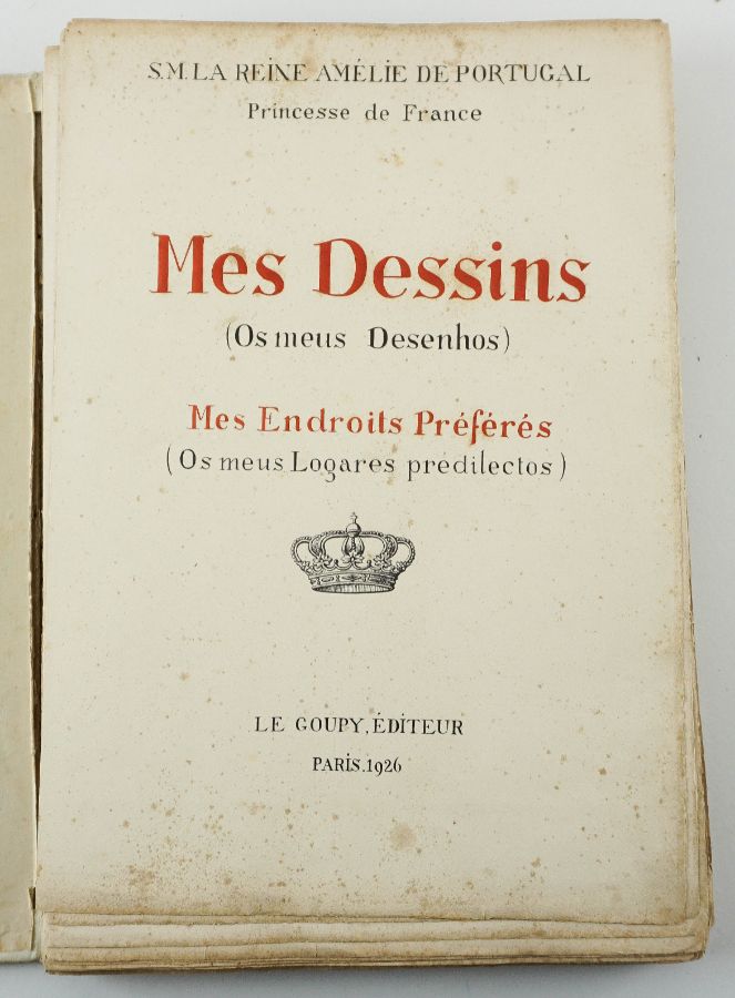 S. M. La Reine Amélie Princesse de France – Mês Dessins