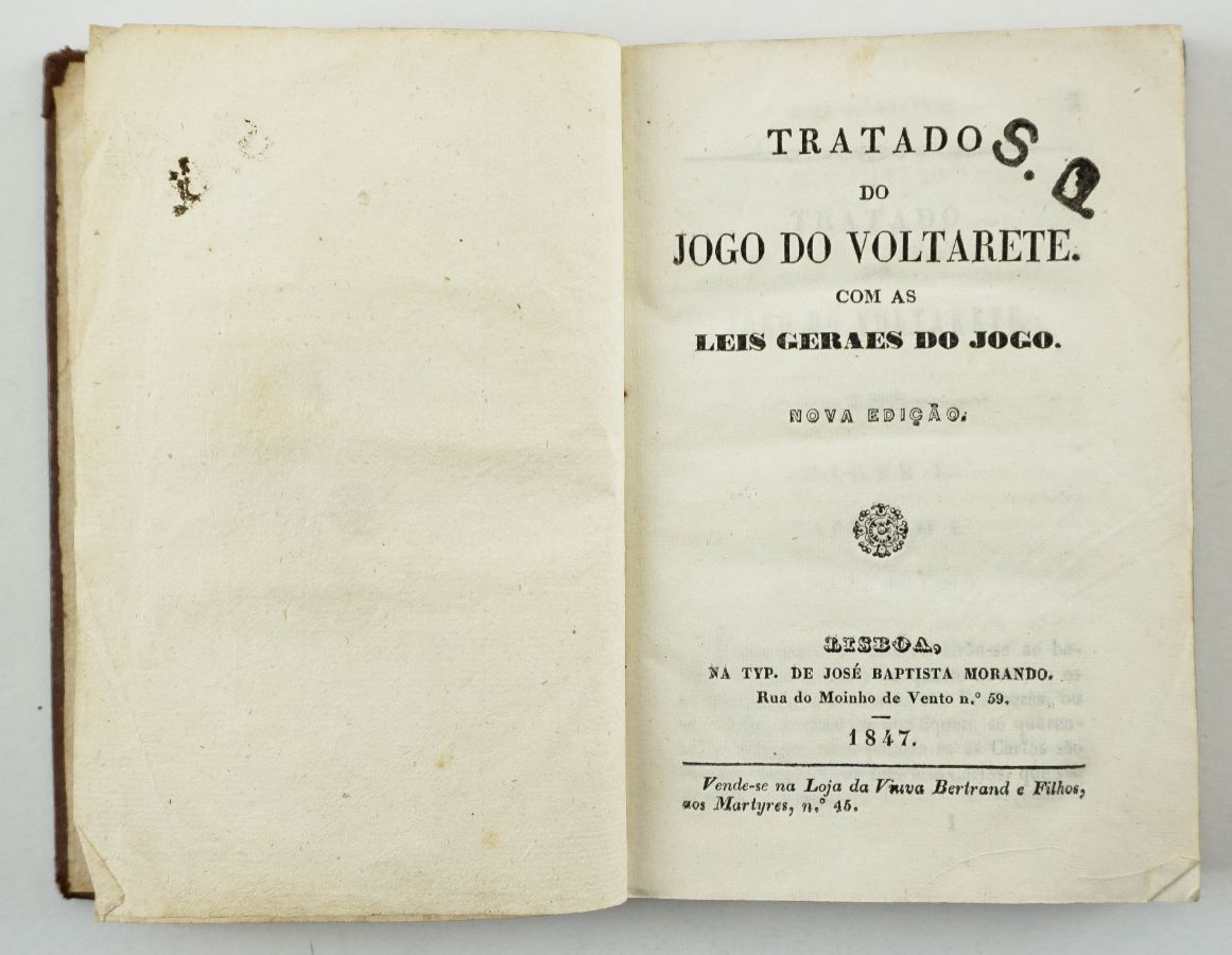 Tratado do Jogo do Voltarete (1847)