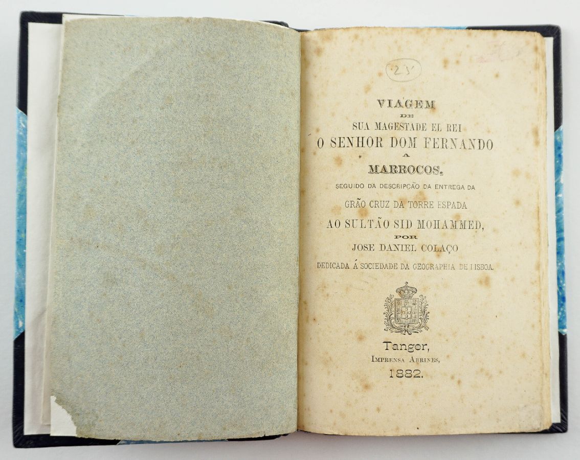 O primeiro livro impresso em Tanger
