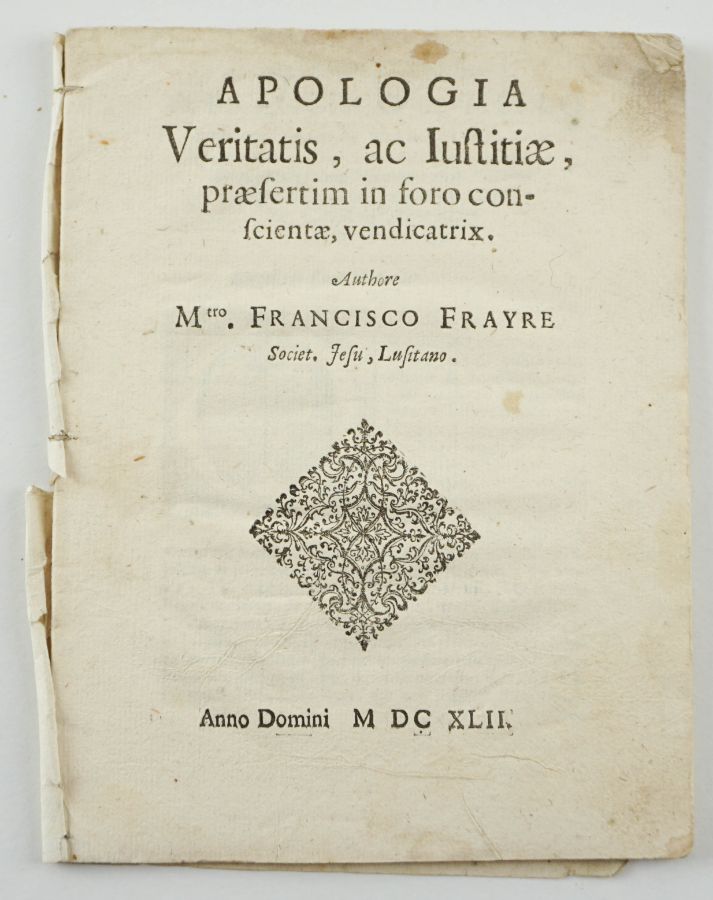 Raro folheto da Restauração - 1642