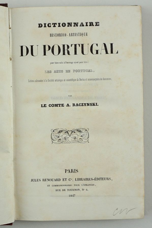 Dictionnaire Historico Artistique du Portugal