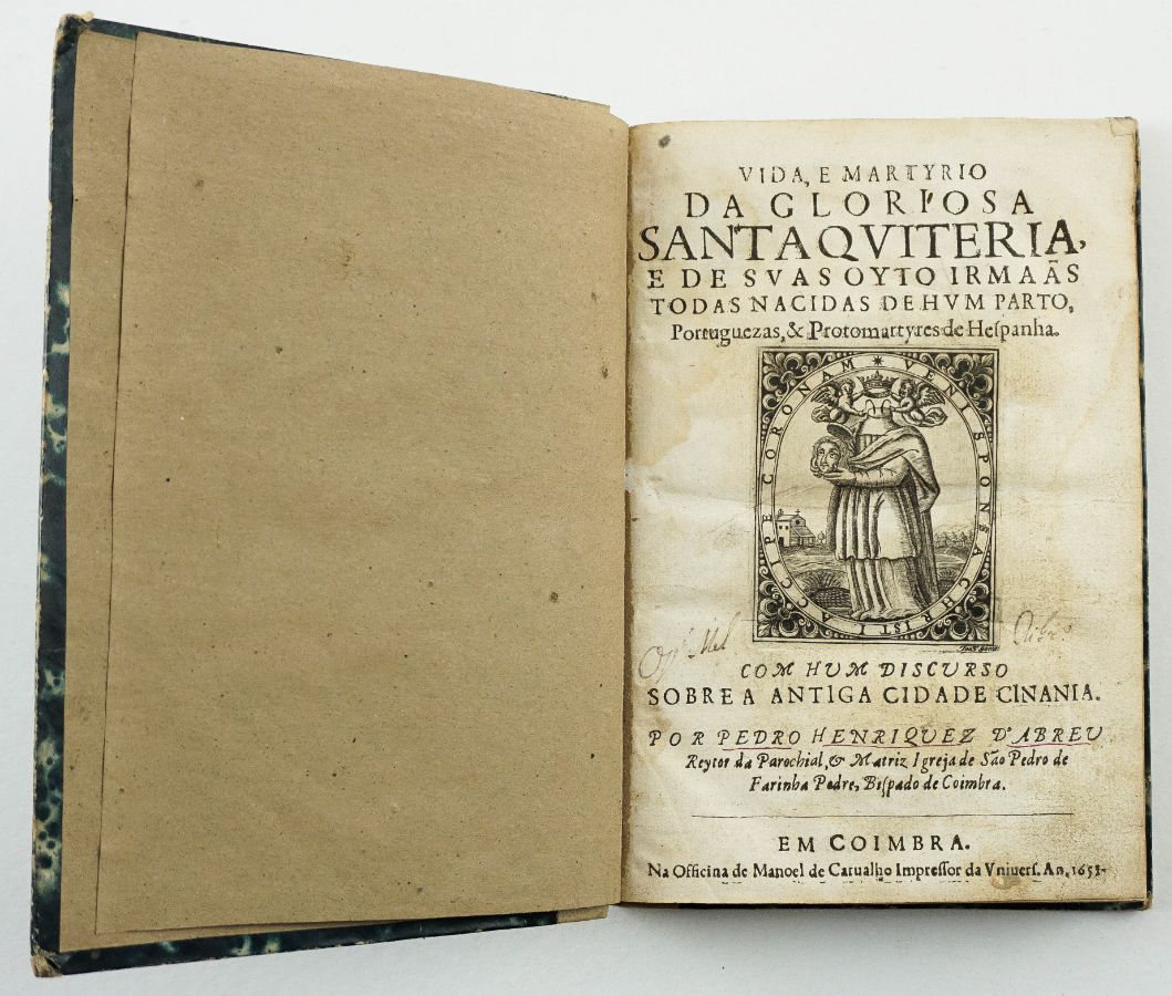 Vida, e Martyrio da Gloriosa Santa Quiteria (…) 1651