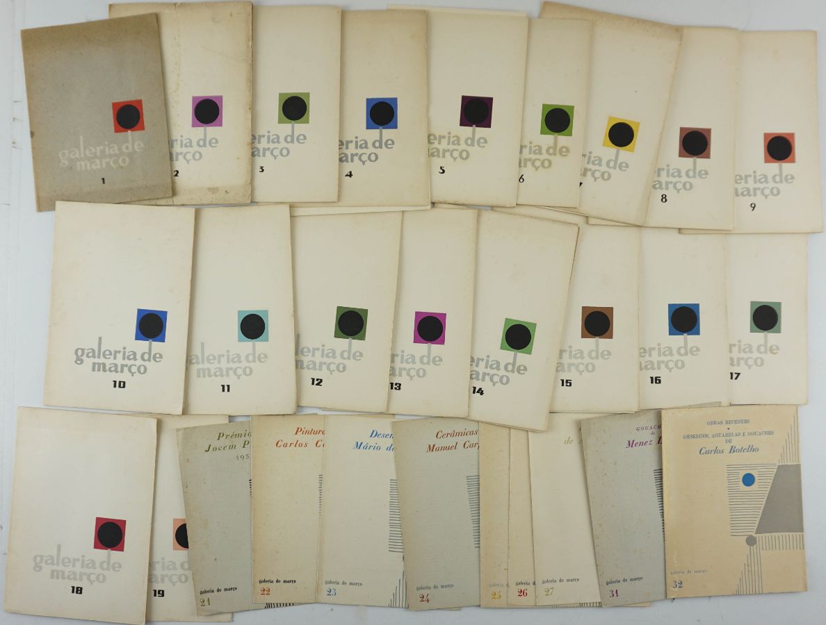 28 Catálogos da Galeria de Março