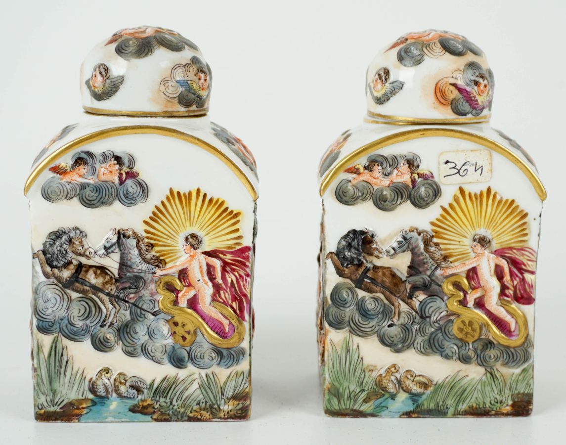 3 Peças em porcelana Italiana