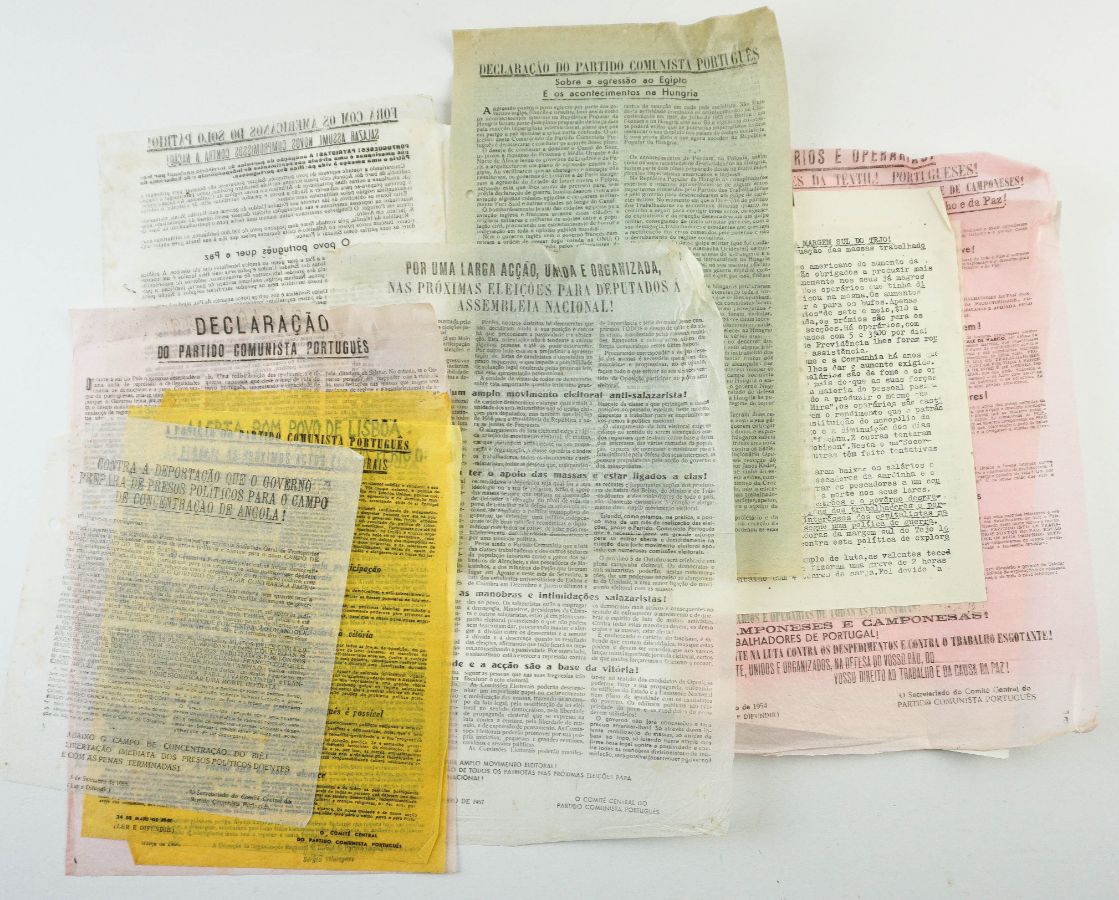 Partido Comunista Português – panfletos clandestinos (1960-1963)