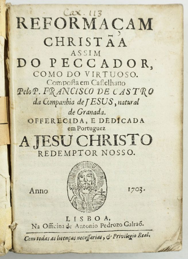Reformaçam christãa assim do peccador como do virtuoso