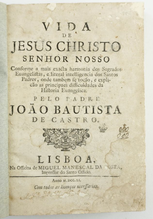 Vida de Jesus Cristo (1751)