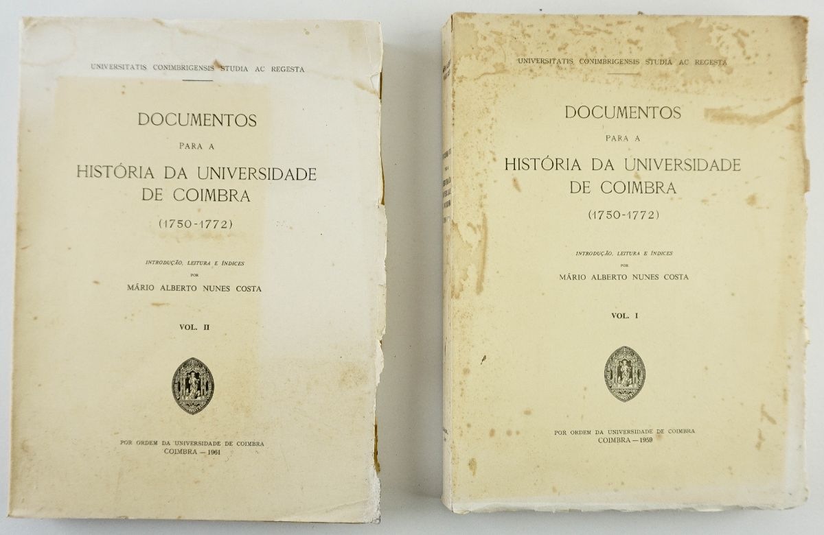 Documentos para A História da Universidade de Coimbra (1750-1772)