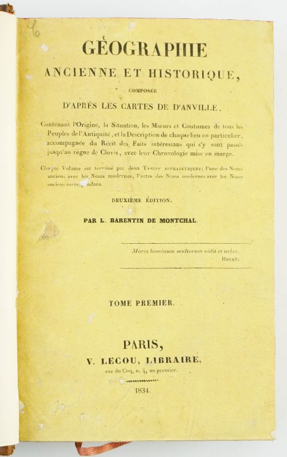 Géographie Ancienne et Historique