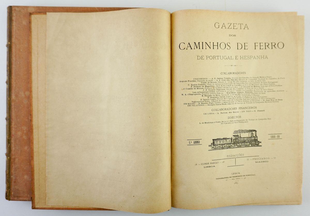 Gazeta dos Caminhos de Ferro de Portugal e Hespanha – 1888