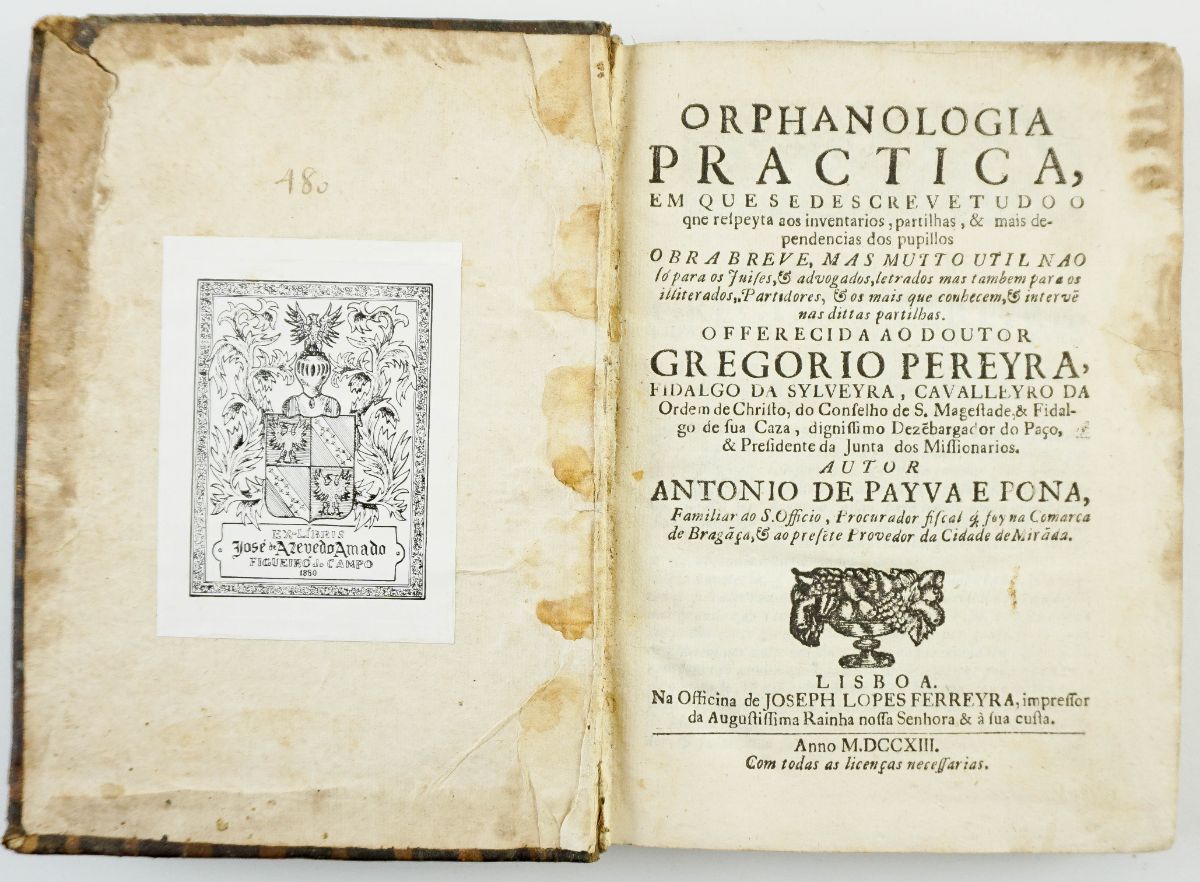 Orphanologia practica – Primeira edição 1713