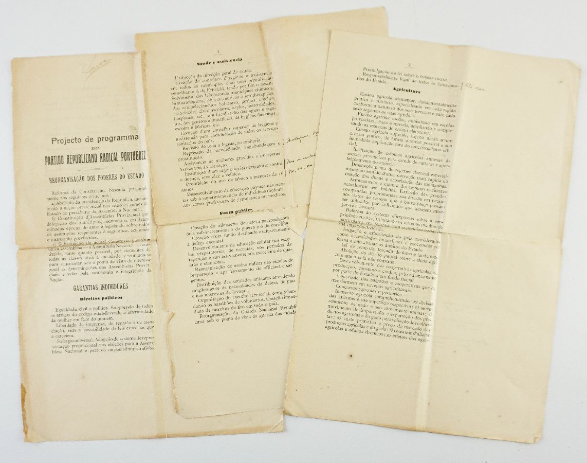 Partido Republicano Radical Portuguez 1911