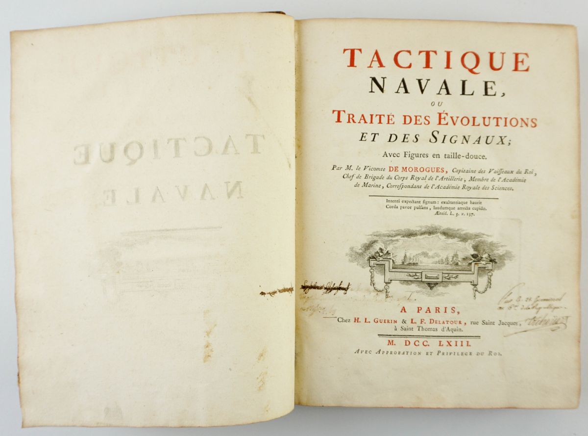 Tactique Navale ou Traité des Évolutions et des Signaux – 1763