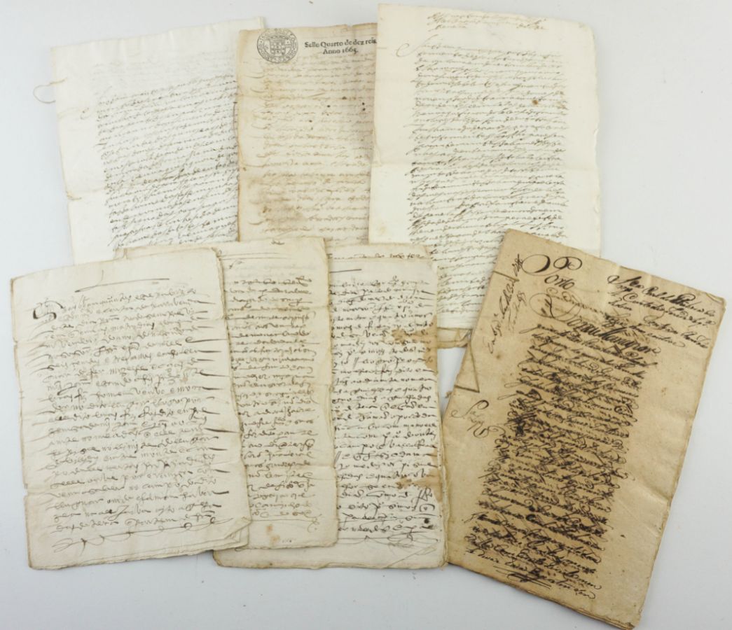 Conjunto de Manuscritos dos séculos XVII e XVIII