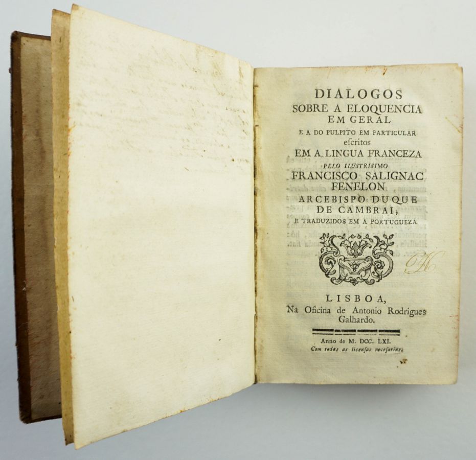 Fenelon - Dialogos sobre a Eloquência (1761)