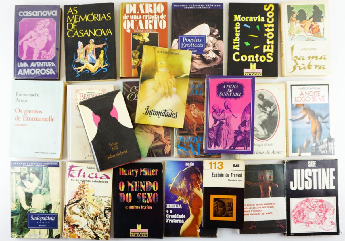 22 Livros eróticos