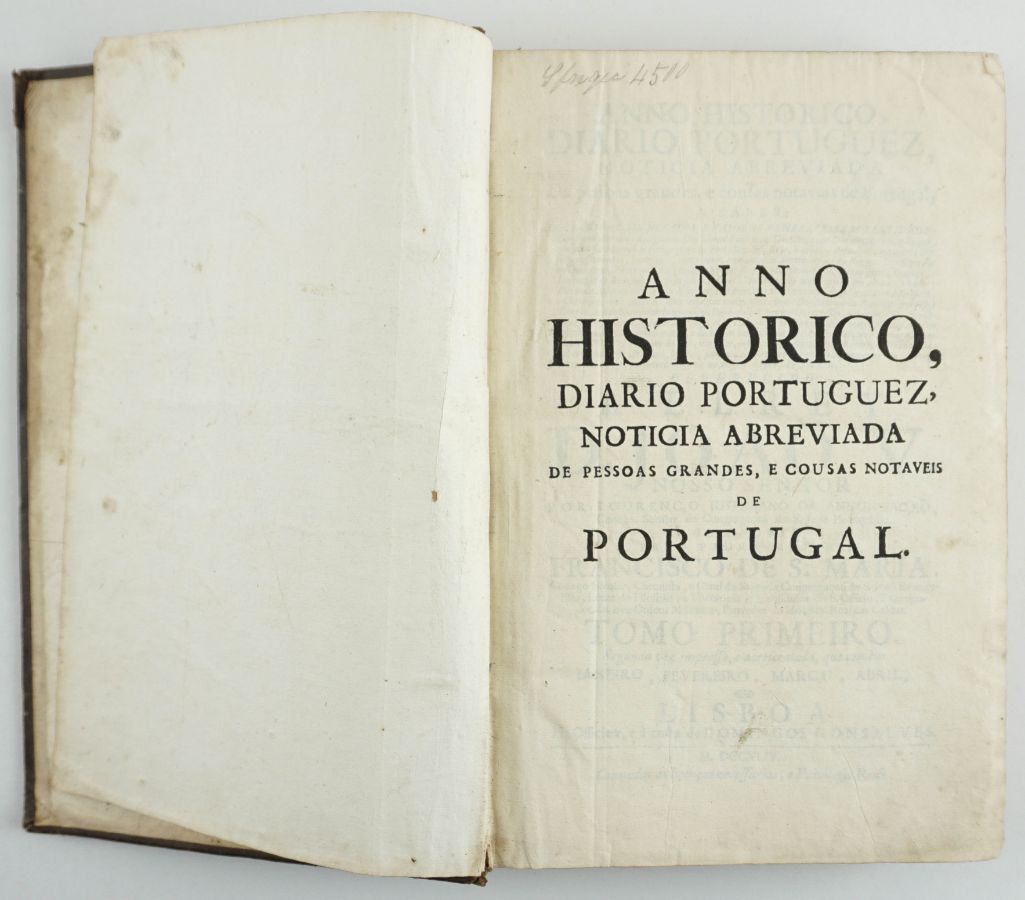 Anno Histórico Diário Portuguez – 1744